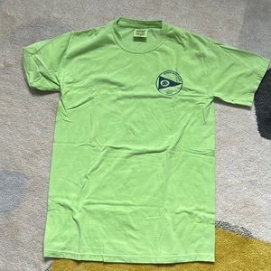 Dennis Yacht club neon green tee